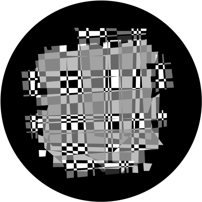 Psychedelic Checkerboard - Apollo Psychedelic Checkerboardglass Gobo Sr-0198 (800x800), Png Download