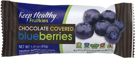 Keep Healthy Fruitkies Chocolate Covered Blueberries (510x510), Png Download