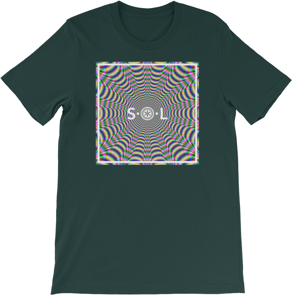 L Psychedelic T-shirt - T-shirt (1000x1000), Png Download