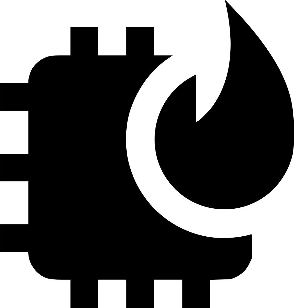 Computer Chip Burn Comments - Chip Burn Icon (938x980), Png Download