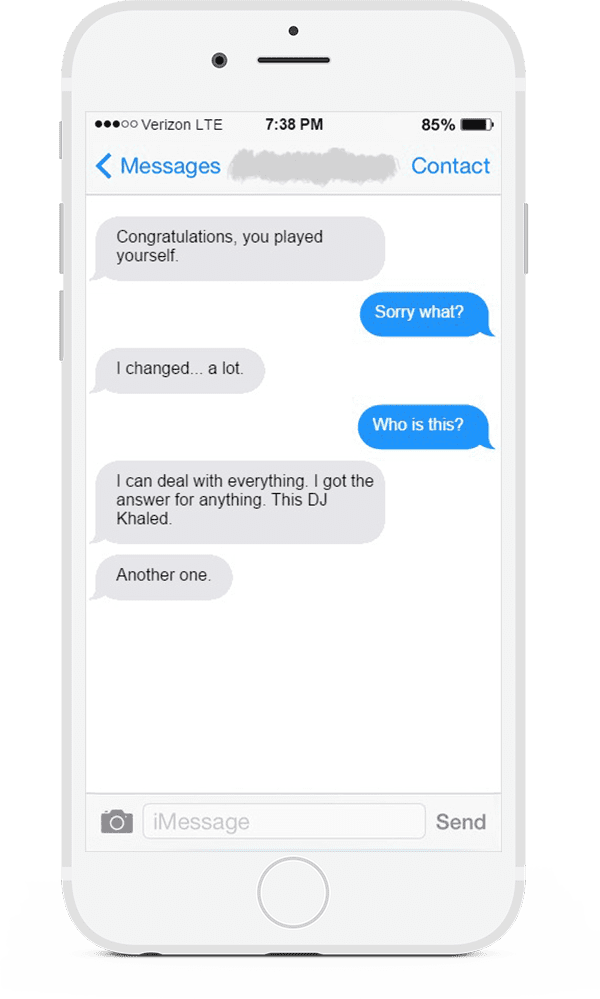 Send Twenty Dj Khaled Quotes To Anyone Via Text Message - Management (600x999), Png Download