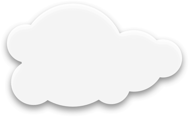 Find A Cardboard Challenge Event - Cloud Cut Out Of Cardboard (658x408), Png Download