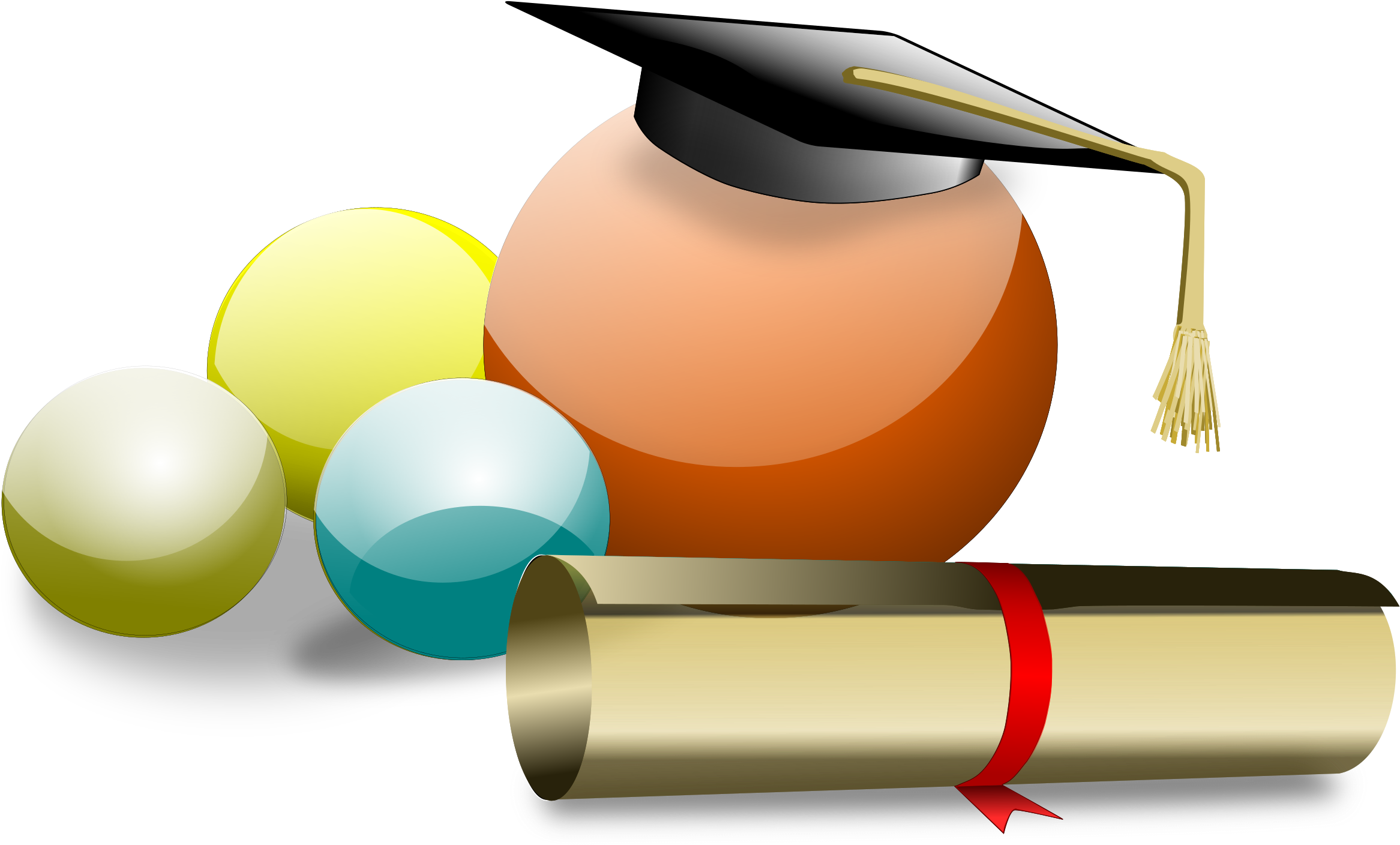 This Free Icons Png Design Of Graduate 4 (2400x1443), Png Download