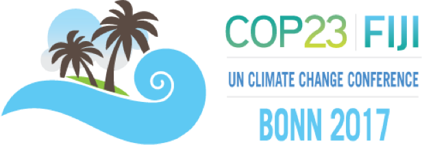 Cop 23 Fiji Logo Horizontal2x - Cop 23 Bonn (616x212), Png Download