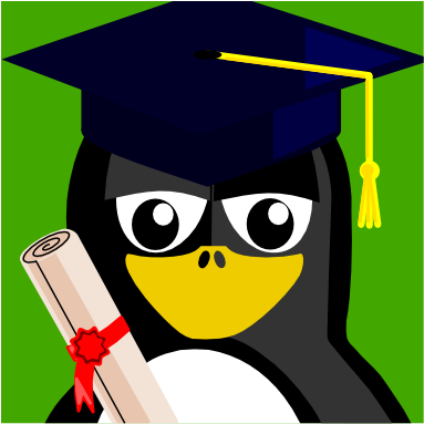 Graduation Clipart Penguin - Graduate Penguin Shower Curtain (600x382), Png Download
