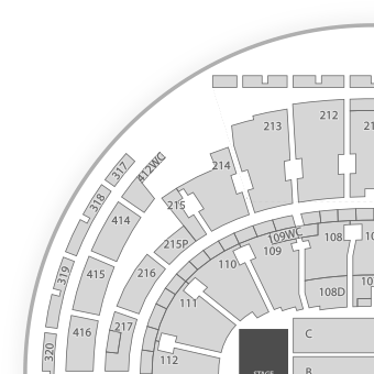 New York, November 11/18/2018 At Madison Square Garden - Spectrum Center Seating Chart (350x350), Png Download