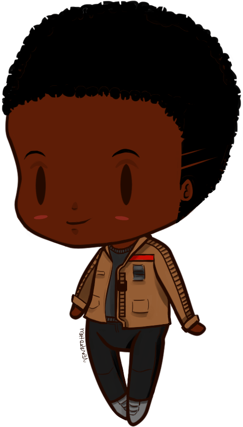 Chibi Rey And Finn Now Available On My - Cartoon (698x1000), Png Download