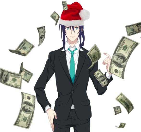 Banri Christmas - Idolish7 Sprites (640x549), Png Download