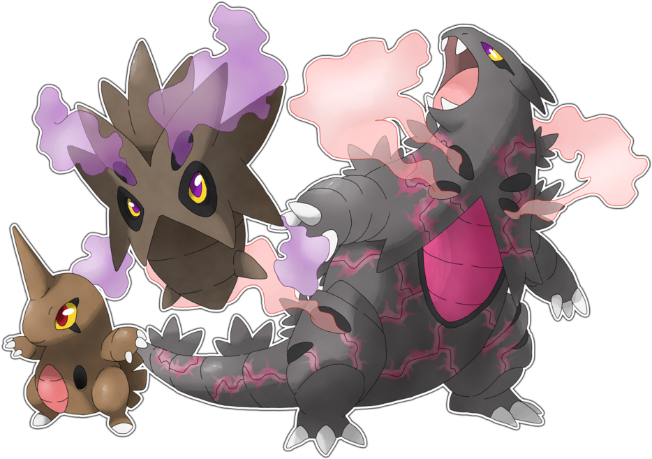 Commission Larvitar Pupitar And By Cid Fox - Pupitar (1024x717), Png Download