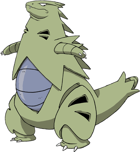 #248 Tyranitar - บา กิ รา ส Pokemon (540x584), Png Download