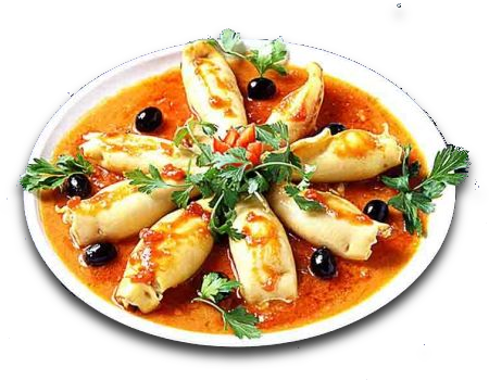 Dante Ristorante Italian Calamari Imbottiti - Calamari Ripieni (450x350), Png Download