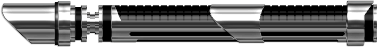 Lightsaber Hilt Png Transparent (862x209), Png Download