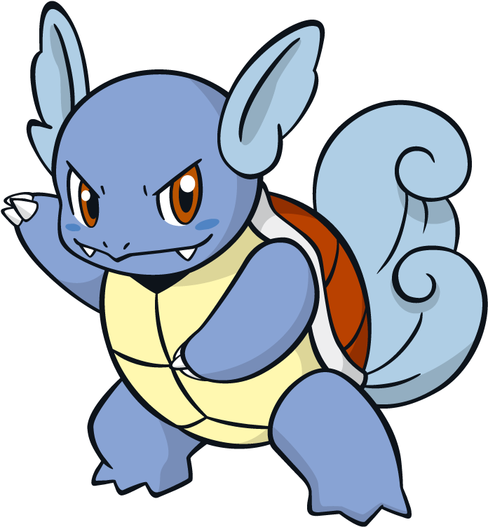 Wartortle Pokemon Character Vector Art - Pokemon Wartortle (800x800), Png Download
