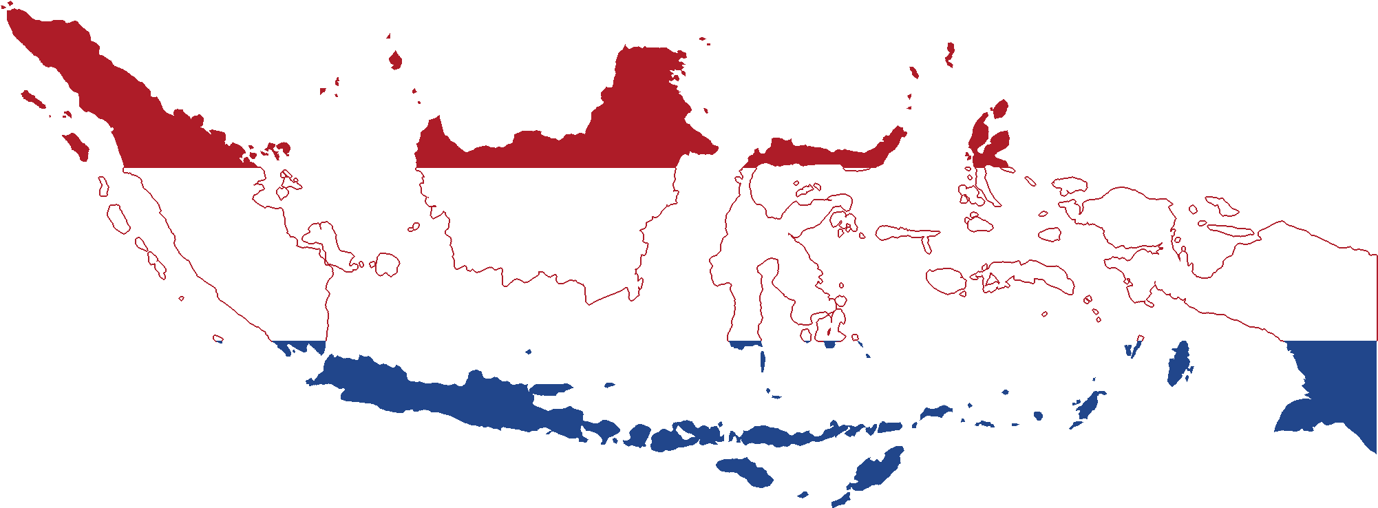 Flag Map Of Dutch East Indies - Dutch East Indies Png (2100x800), Png Download