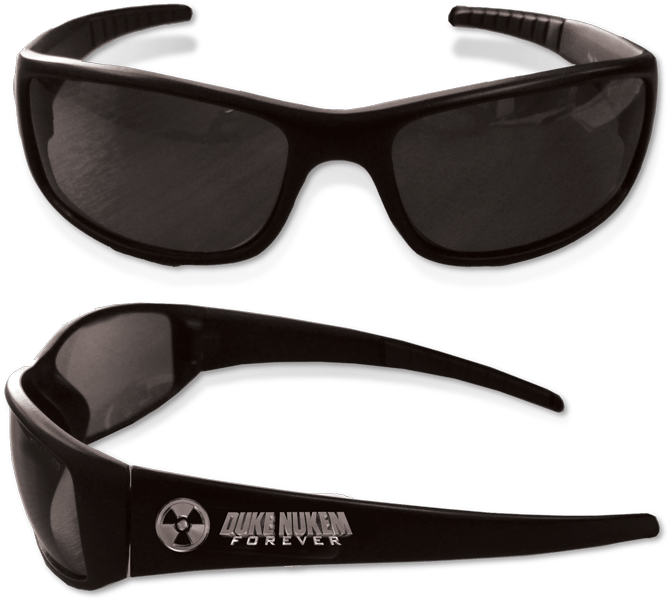 Jb Hifi Duke Nukem Forever Sunglasses - Forever Balls Of Steel Edition (800x687), Png Download