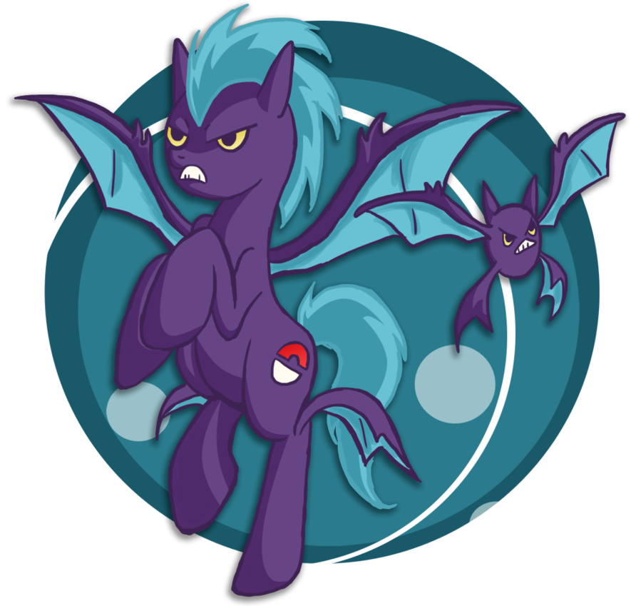 Sunfur, Crobat, Pokémon, Ponified, Safe - Cartoon (900x848), Png Download