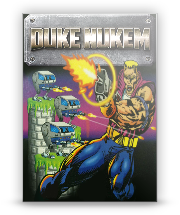 Duke Nukem - Duke Nukem 1 Box Art (639x762), Png Download