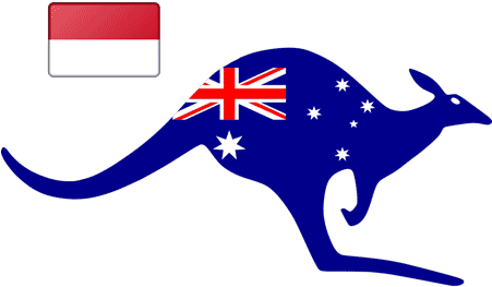 Do Australians Need A Visa For Bali Indonesia - Flag Of Australia (450x338), Png Download