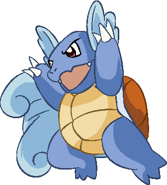 Wartortle - Cartoon (336x371), Png Download