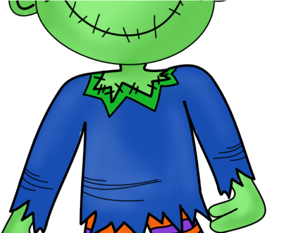 Zombie Clipart Kid Friendly - Cute Zombie Clipart (640x480), Png Download