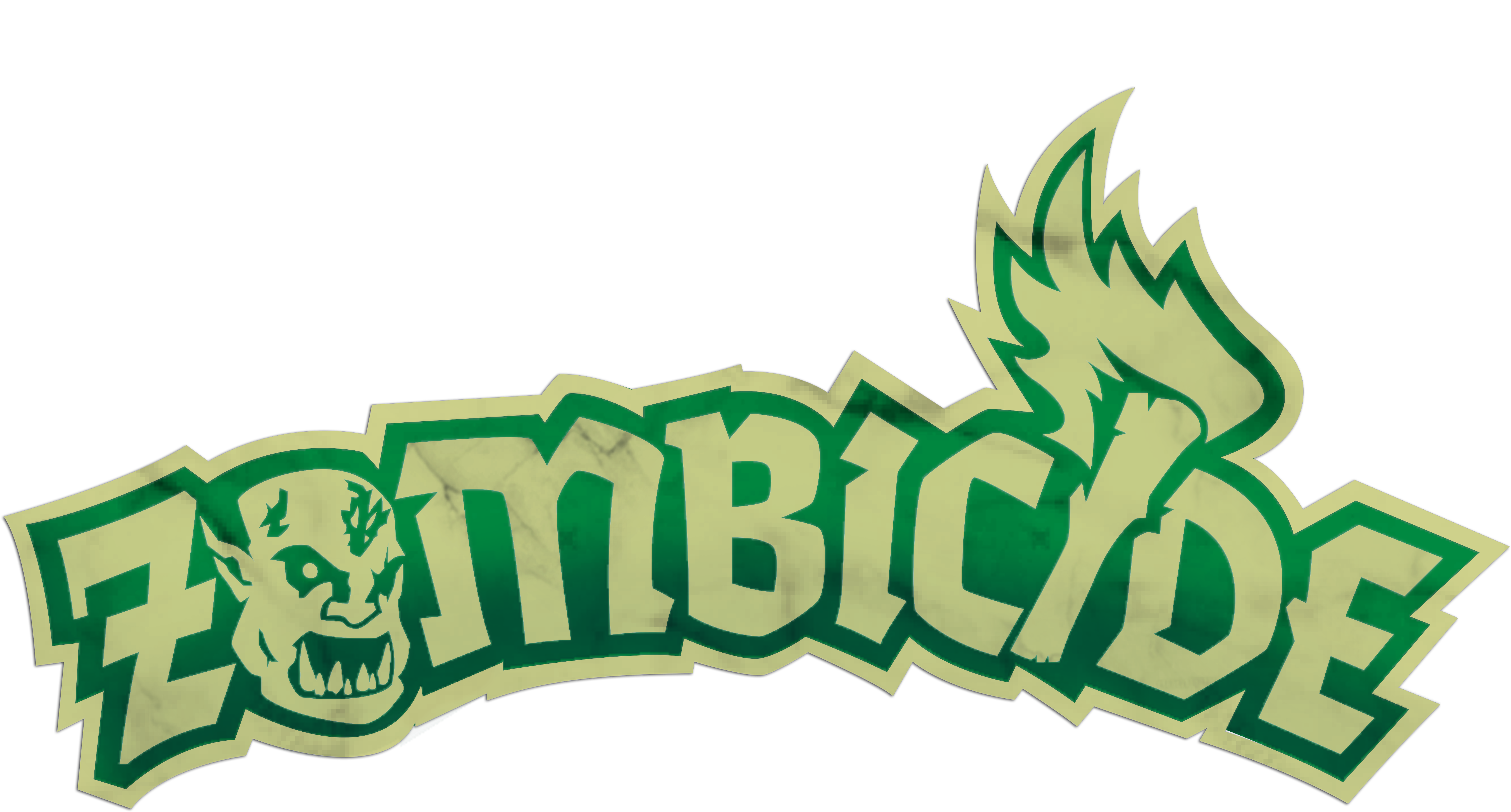 Zpagefooter3 - Zombicide Green Horde Logo (7292x3600), Png Download