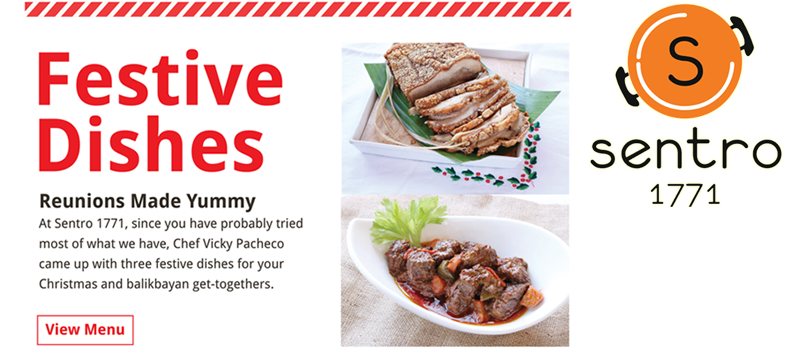Festive-dishes - Bootstrap (800x400), Png Download