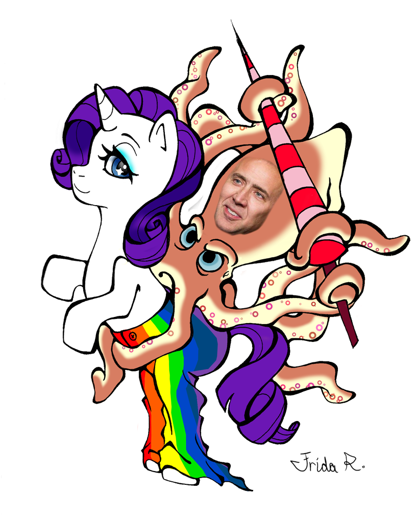 Forheart, Clothes, Horror, Humans Riding Ponies, Lance, - Nic Cage Furry (850x1019), Png Download