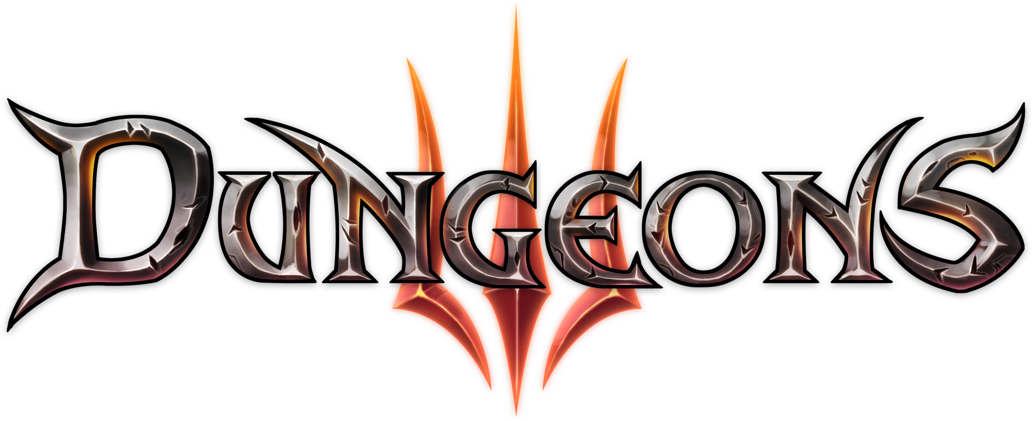 Wannabe Dungeon Lords Get A Helping Slap/hand Getting - Dungeons 3 Lord Of The Kings Logo (3851x1723), Png Download