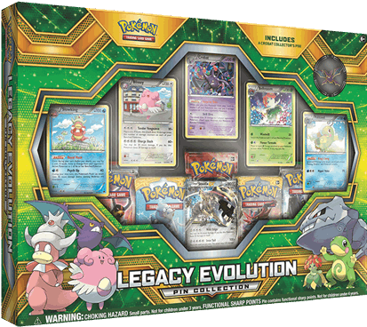 Pokemon Legacy Evolution Pin Collection Box (600x600), Png Download