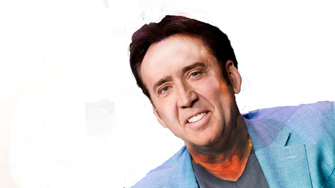 Nicholas-cage - Nicolas Cage (670x377), Png Download