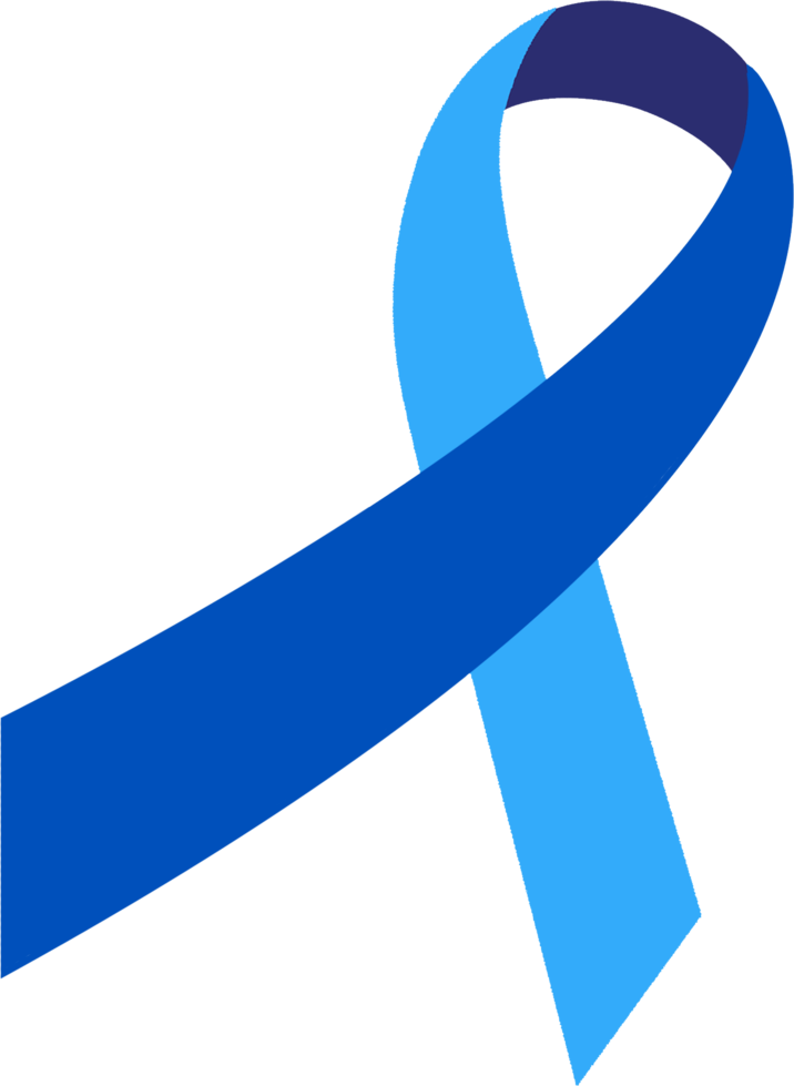 My Webstarts Website - Blue Cancer Ribbon Png (716x979), Png Download