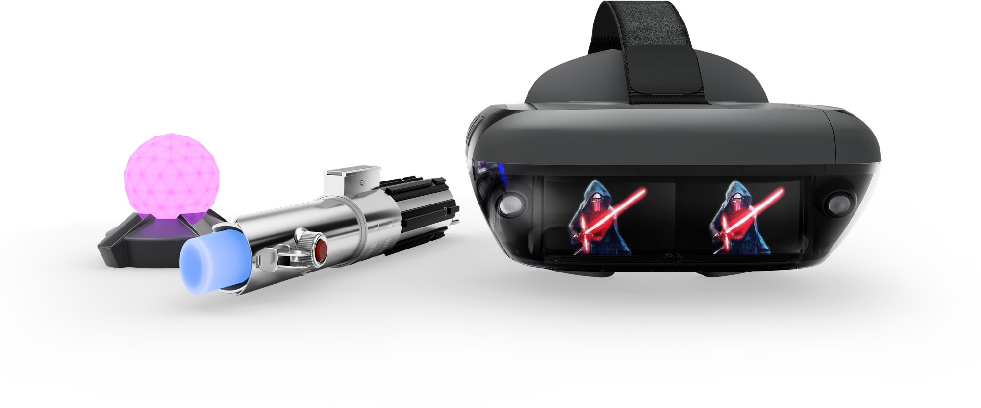 Jedi Challenges' Ar Headset On Sale For $200 Variety - Star Wars Jedi Challenges Augmented Reality By Lenovo (2000x1126), Png Download