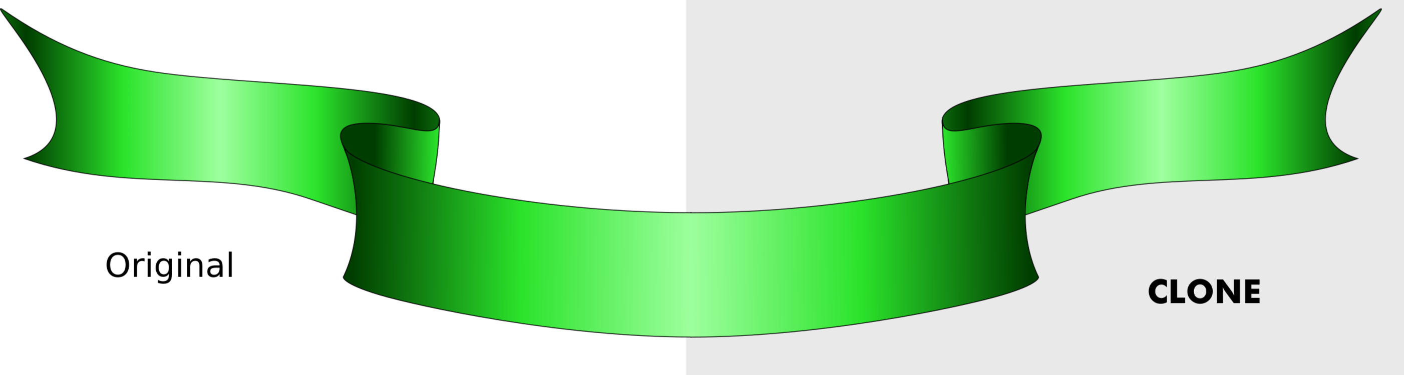 Green Ribbon Computer Icons Printing - Green Ribbon Clip Art (2804x750), Png Download