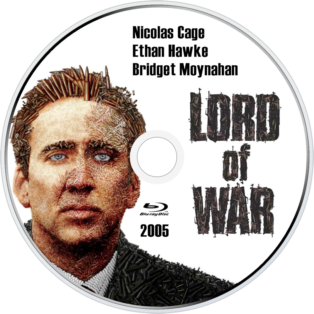 Lord Of War Bluray Disc Image - Man Of War Film (1000x1000), Png Download