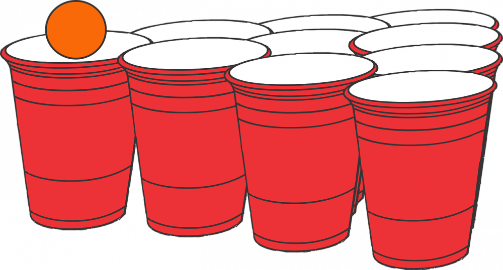 Progressive Slap Cup Rule Update Replaces Bitch Cup - Beer Pong Transparent (1000x538), Png Download