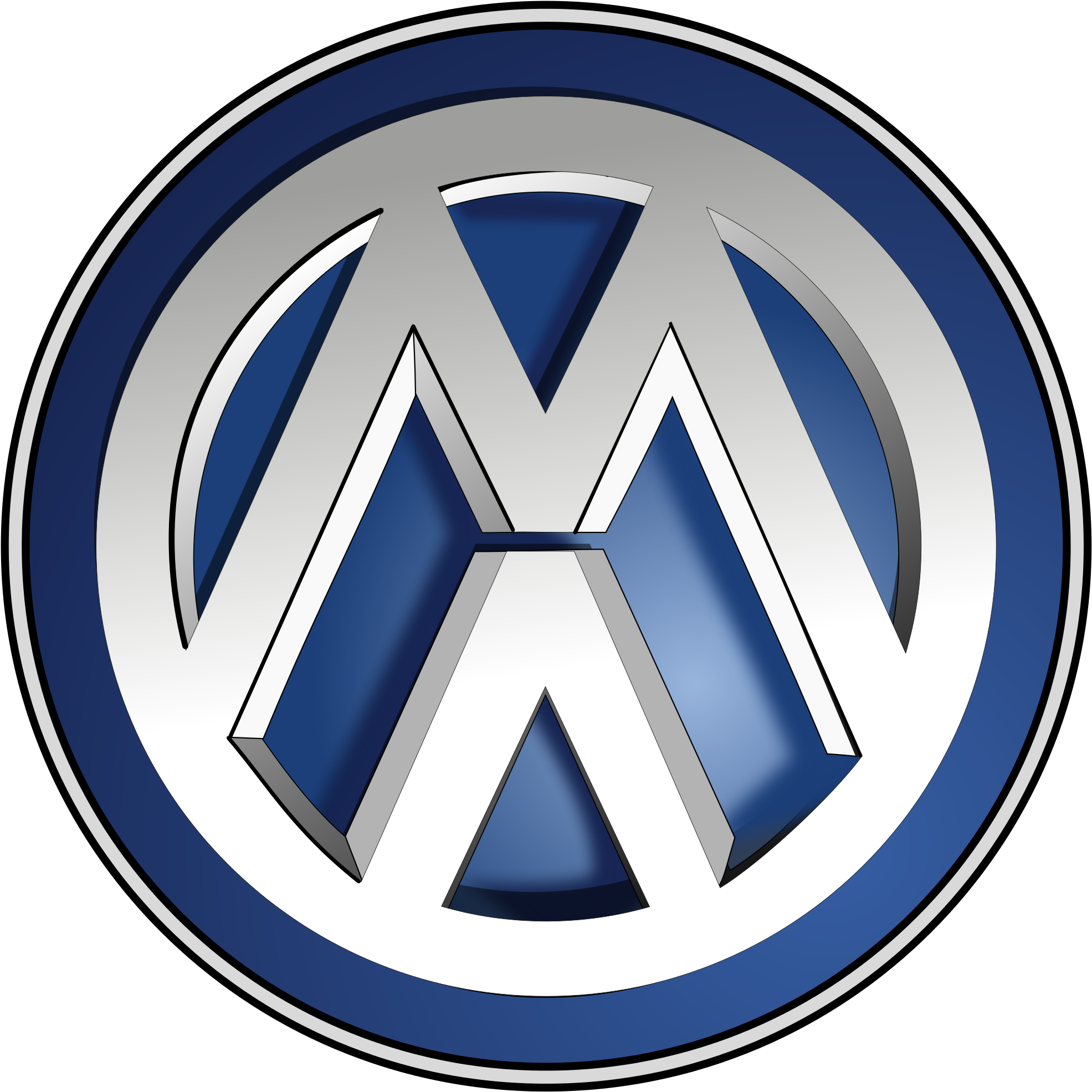Logo De Vw Png (2000x2000), Png Download