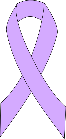 Relay For Life Cancer Ribbon (282x591), Png Download