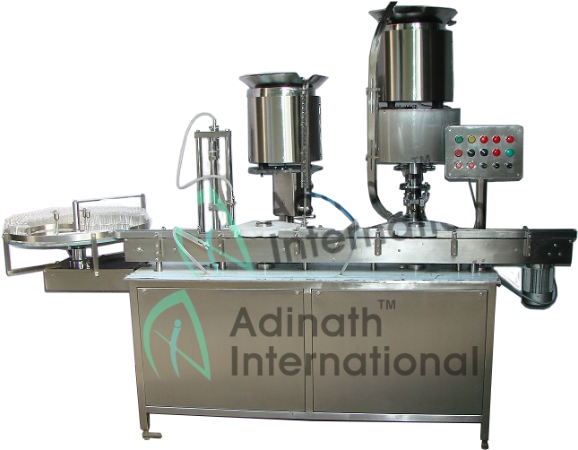 Vial Filling And Sealing Machine - Liquid (655x508), Png Download