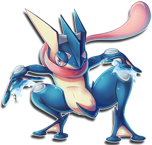 Tags - - Beautiful Greninja (500x476), Png Download