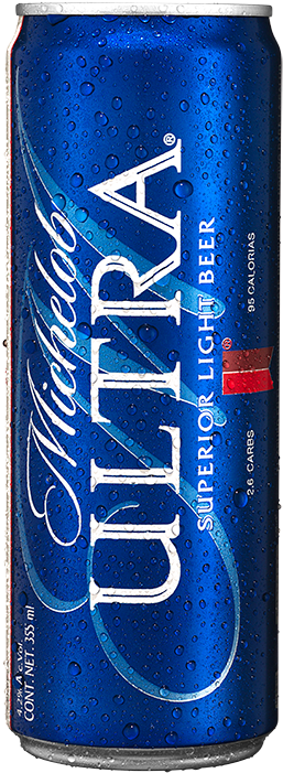 Más Vistas - Michelob Ultra Light Beer - 25 Fl Oz Can (312x750), Png Download