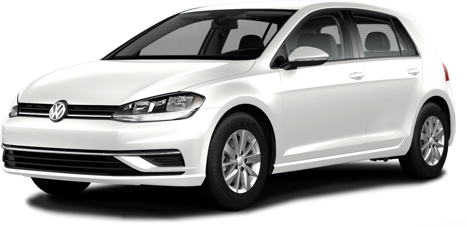Military Offer - White 2019 Volkswagen Golf (1628x791), Png Download
