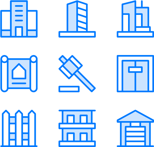 Real Estate 25 Icons - Publishing (600x564), Png Download