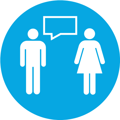 Passionate, Energetic Real Estate Agent - Signage Male And Female (660x400), Png Download