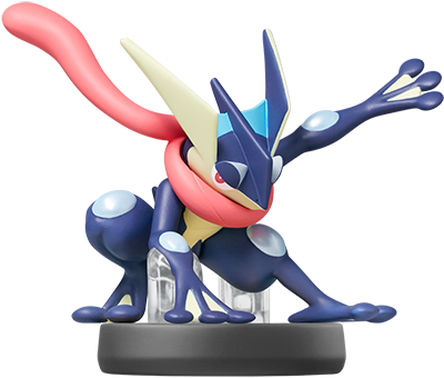 Greninja - Amiibo Greninja (418x365), Png Download