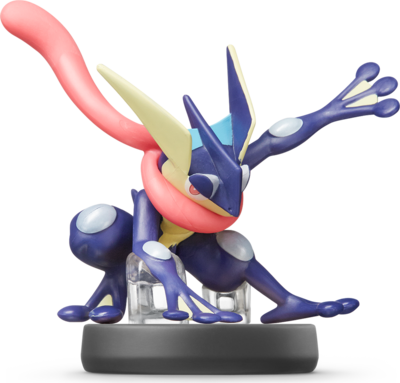 Greninja Amiibo Figure - Amiibo Greninja (400x383), Png Download