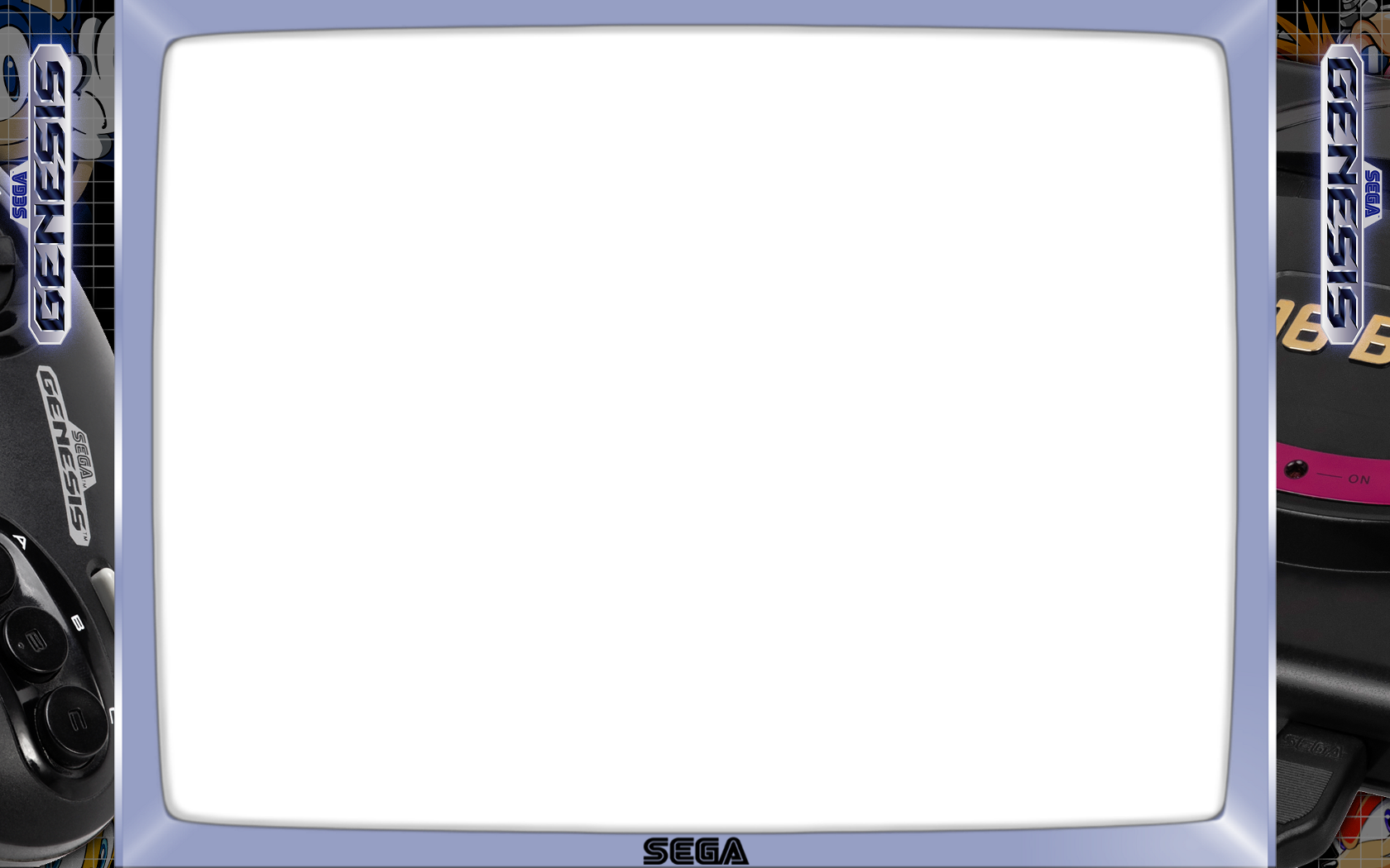 Segagenesis 628 Kb - Sega Genesis (1680x1050), Png Download
