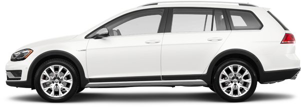 2018 Volkswagen Golf Alltrack - Gmc Acadia 2010 White (640x390), Png Download