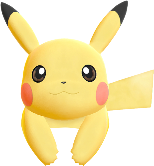 Pikachu Pokemon 3d Decoration Cute Kawaii Pokemongo - Saga (558x600), Png Download