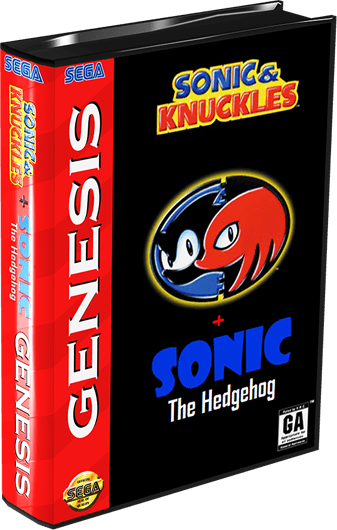 Sonic & Knuckles Sega Genesis Game (337x530), Png Download