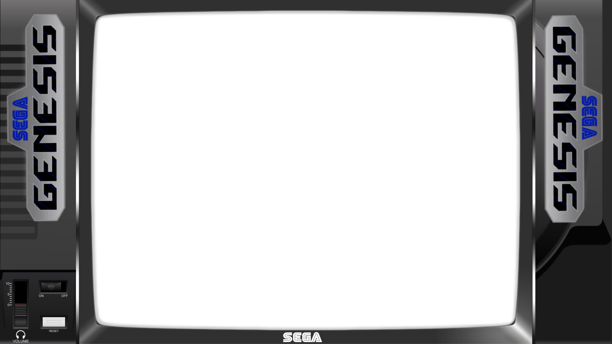 My Retro Console Themed Overlays Collection - Bimini Run Sega Genesis Gen (2560x1440), Png Download